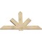 Ekena Millwork Kennewick Rough Sawn Timber Gable Bracket, Douglas Fir, 60"W x 38"H x 2"D x 6"F, 15/12 Pitch GBW060X38X0206KEN00RDF - alternate 2